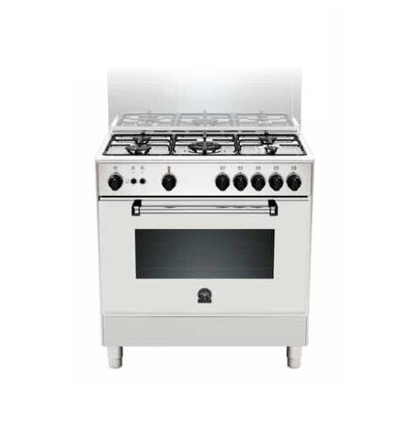 Bertazzoni La Germania AM8 5C 61 D W T Freestanding Gas hob White cooker