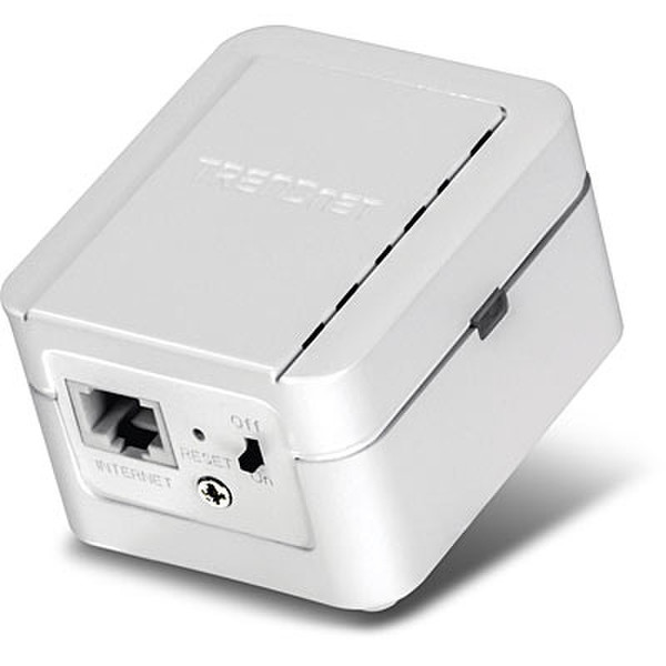 Trendnet N300 300Мбит/с Подключение Ethernet Wi-Fi Белый 1шт PowerLine network adapter