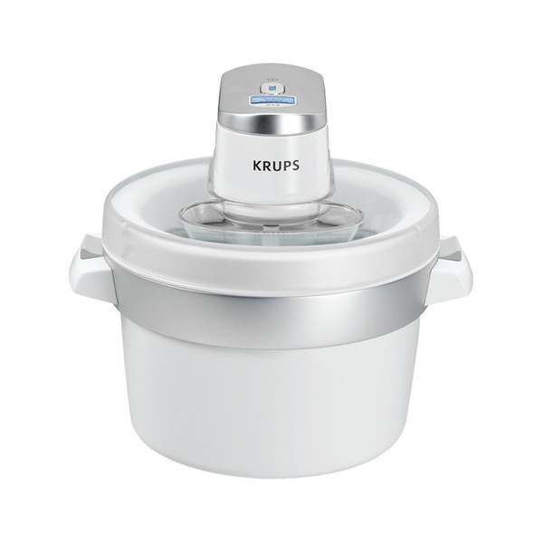 Krups Venise G VS2 41 Gel canister ice cream maker 1.6L Silver,White