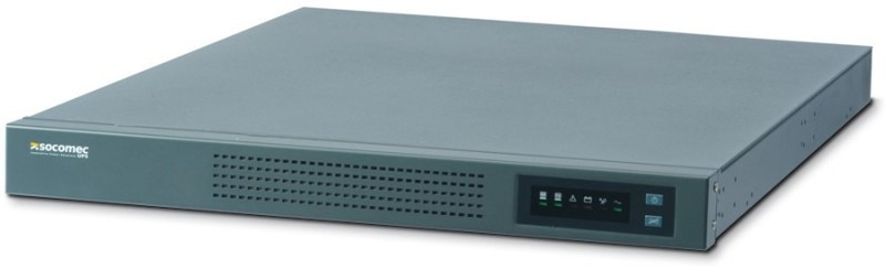 Socomec NET1000-PR-1U 1000VA 4AC-Ausgänge Rackmount Grau Unterbrechungsfreie Stromversorgung (UPS)