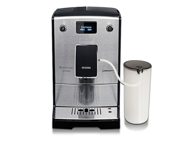 Nivona CafeRomatica 777 Espresso machine 2л 2чашек Хром, Нержавеющая сталь