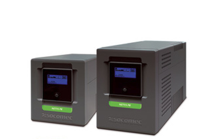 Socomec NETYS PR 1000 1000VA 3AC outlet(s) Compact Black uninterruptible power supply (UPS)