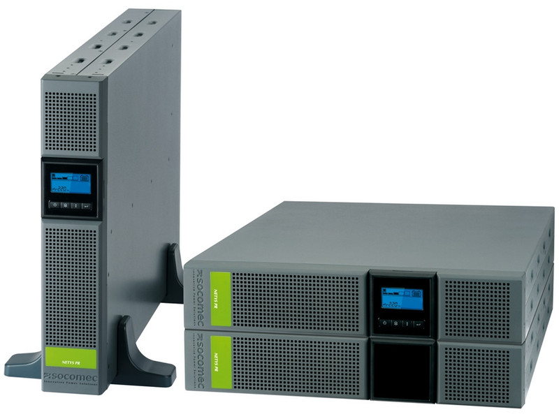 Socomec NETYS PR RT 1700VA 1700VA 8AC outlet(s) Rackmount/Tower Grey uninterruptible power supply (UPS)