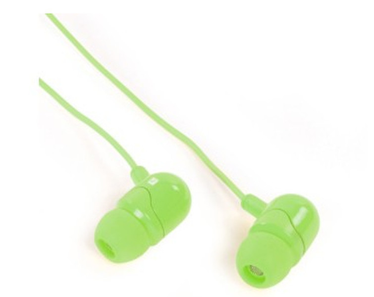 Tucano AU-COL-G In-ear Binaural Green mobile headset