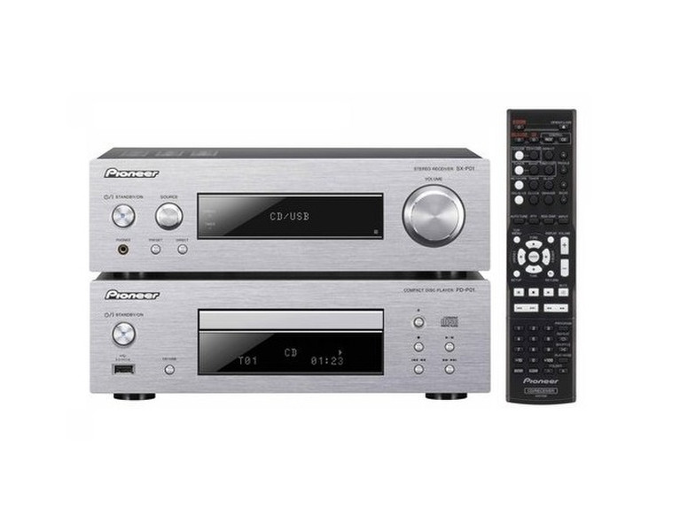 Pioneer XC-P01DAB-S Silver home audio set