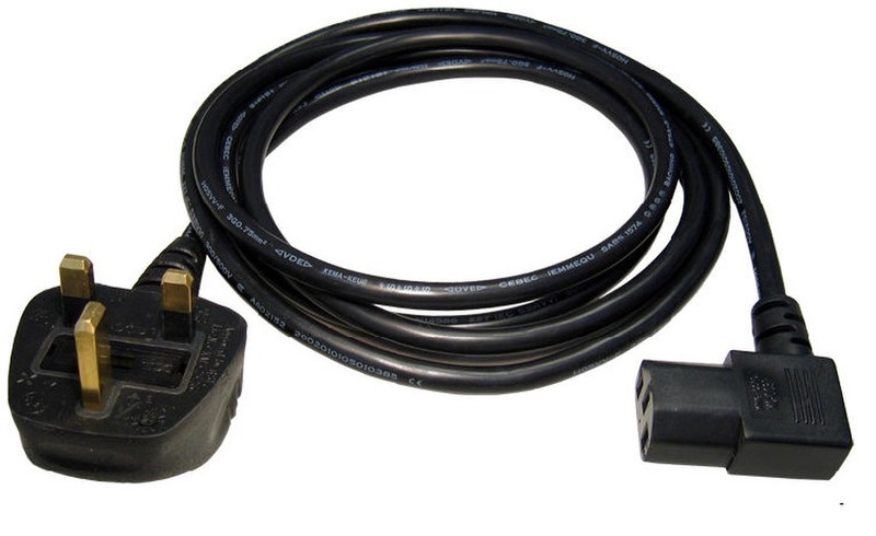 Cables Direct RB-297 2m Schwarz Stromkabel
