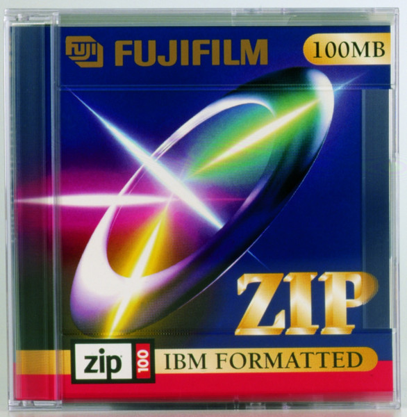 Fujifilm Zip Disk DOS 3.5" 100Mb 100MB zip disk