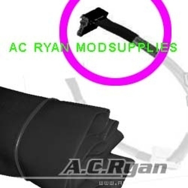 AC Ryan HeatShrinkz™ PRO 6mm (1/4inch) 30m (100ft) Black wire connector