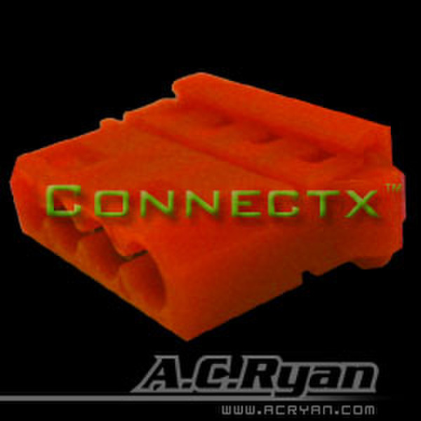 AC Ryan Connectx™ T-Molex power Female - UVRed 100x T-Molex Female Красный коннектор