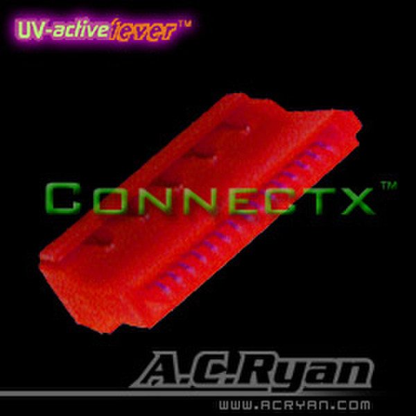 AC Ryan MORF™ PlusPack1 - More Connectx - UVRed T-Molex / T-SATA Rot Drahtverbinder