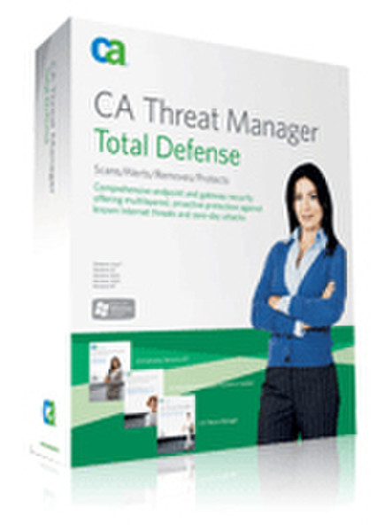 CA Threat Manager Total Defense + 1 Year Enterprise Maint 250-499 User Lic ML LP 3
