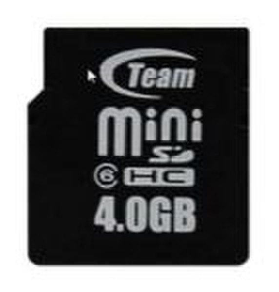 Team Group Mini SDHC Card w/ SD adapter 4GB MiniSD memory card