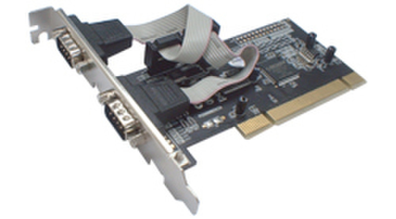 ST Lab 2-Port PCI Serial Card Schnittstellenkarte/Adapter