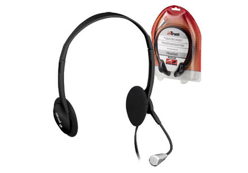 Trust HS-2100 Multi Function Headset Binaural Wired Black mobile headset