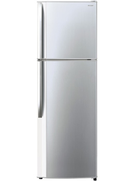 Sharp SJ-340NSL Отдельностоящий 288л Cеребряный холодильник с морозильной камерой