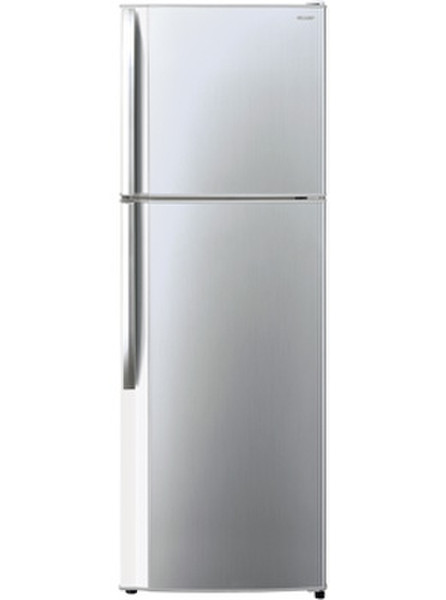 Sharp SJ-420NSL freestanding 318L Silver fridge-freezer