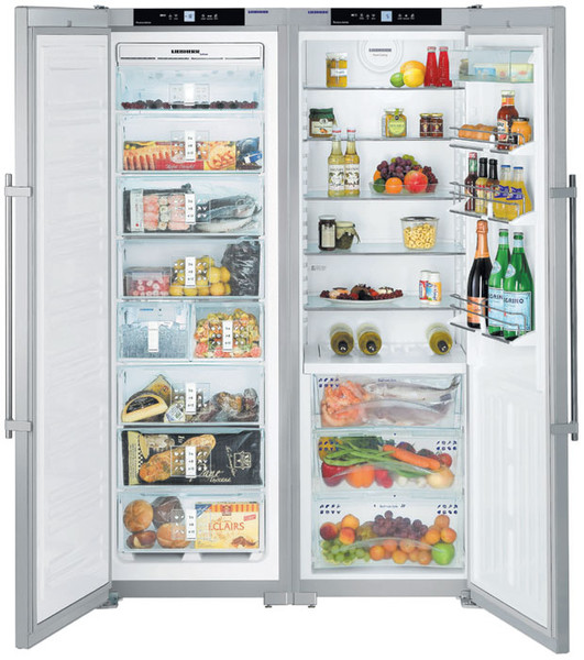 Liebherr SBSes 72630 freestanding 600L White side-by-side refrigerator