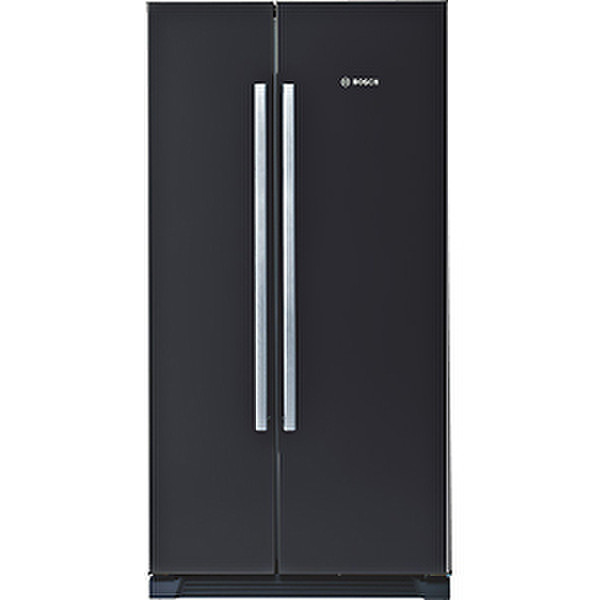 Bosch KAN56V50 freestanding 537L Black side-by-side refrigerator