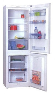 Hansa FK320BSW freestanding White fridge-freezer