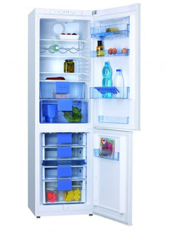 Hansa FK 350 MSW freestanding White fridge-freezer