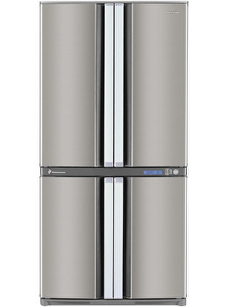 Sharp SJ-F79PSSL Отдельностоящий 605л Cеребряный side-by-side холодильник