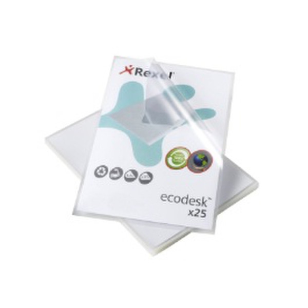Rexel Ecodesk L Folders Clear (25)