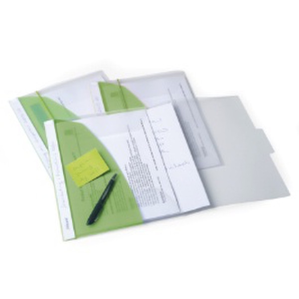 Rexel Smart Desk Flap Folder Plastic Green folder