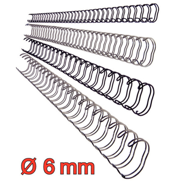 Leitz Metal Wire Spines Черный обложка/переплёт