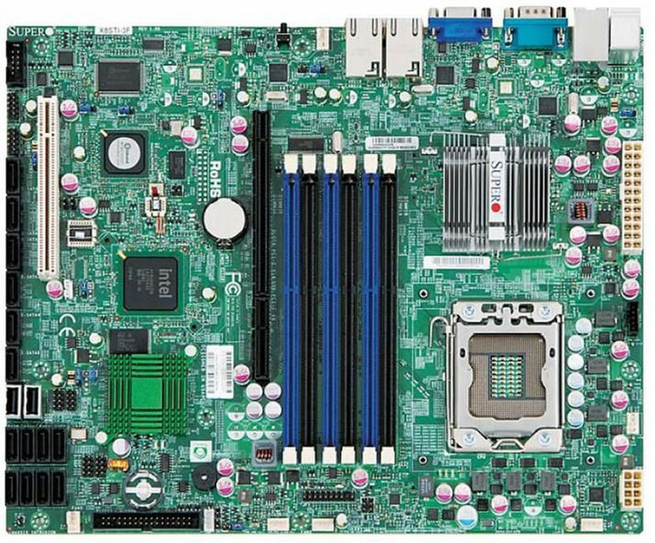 Supermicro X8STi Intel X58 Socket B (LGA 1366) ATX Server-/Workstation-Motherboard