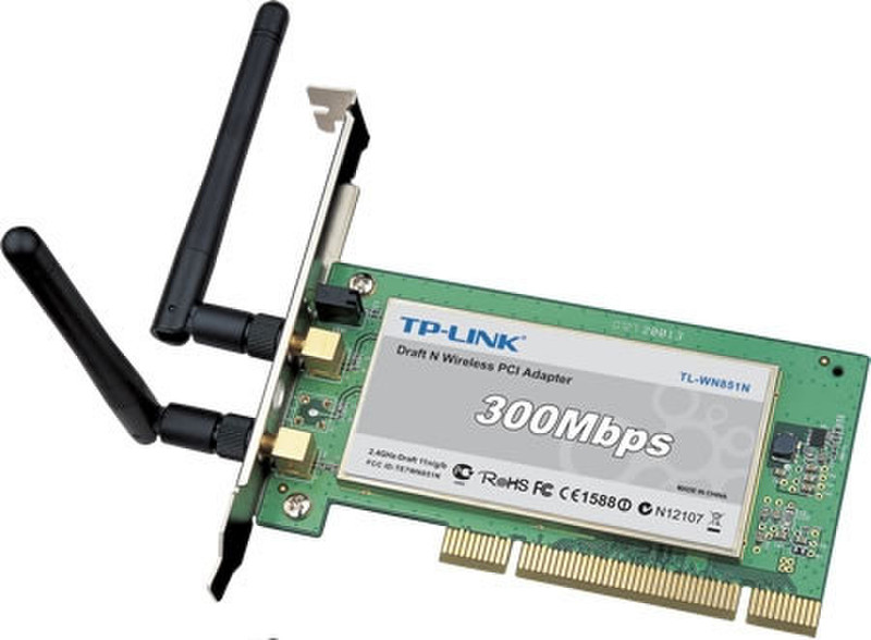 M-Cab WLAN 300M N PCI Adapter 300Mbit/s networking card