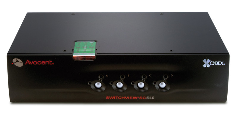 Avocent SwitchView SC540 Tastatur/Video/Maus (KVM)-Switch