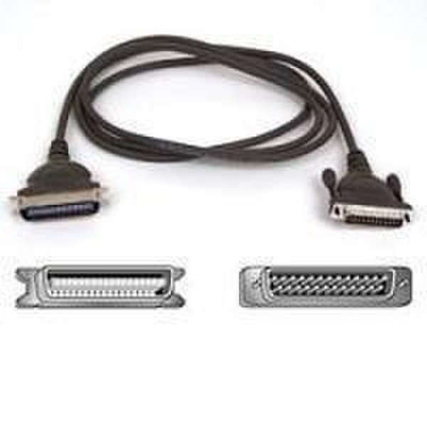 Belkin Pro Series Non-IEEE Parallel Printer Cable (A/B), 3m (10 pack) 3м Черный кабель для принтера