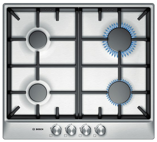 Bosch PCP6E5C90N built-in Gas Black,Stainless steel hob