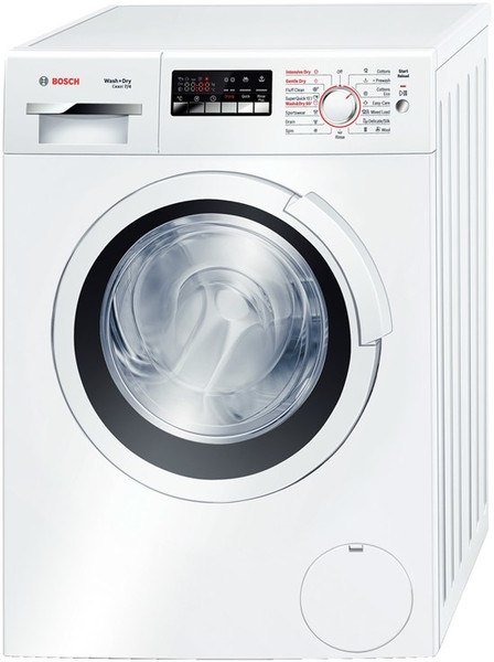 Bosch Exxcel WVH28360GB Freistehend Frontlader B Weiß Waschtrockner