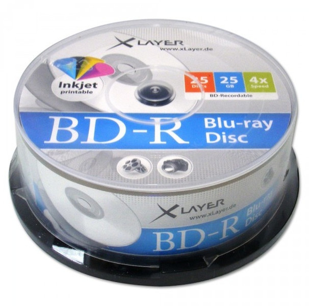 XLayer BD-R 4x 25GB 10 Pack