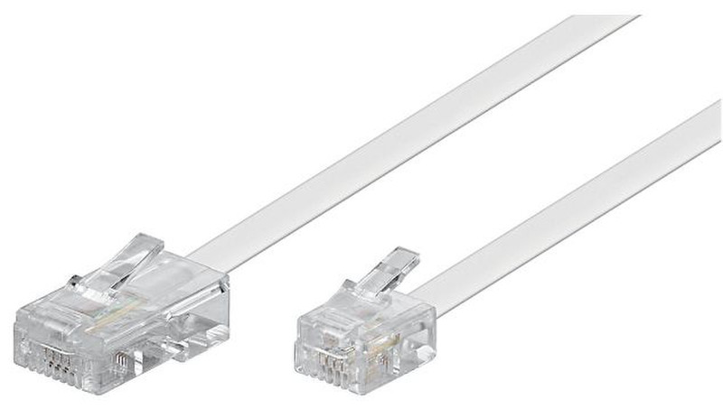 1aTTack 7930608 15m Transparent,White telephony cable