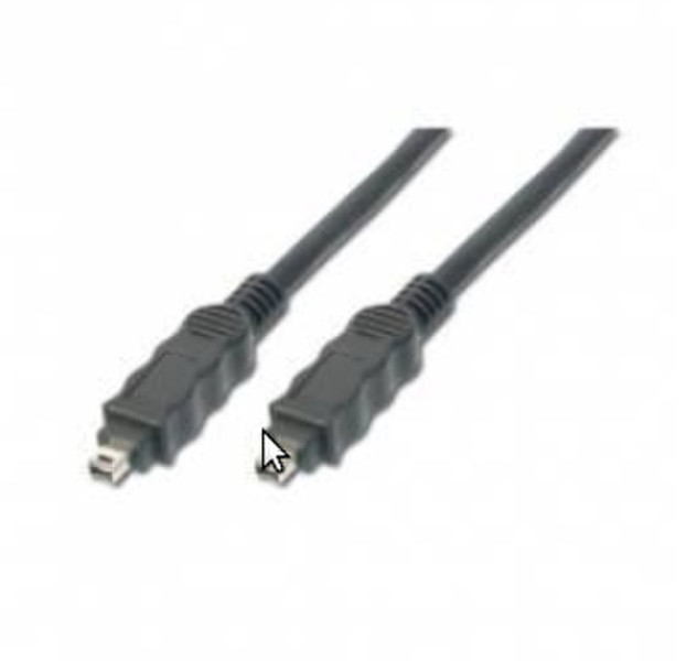 Digitus AK-1394-5044 5m 4-p 4-p Black firewire cable