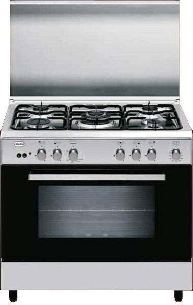 Glem A85TIF3 Freestanding Gas hob A Stainless steel cooker