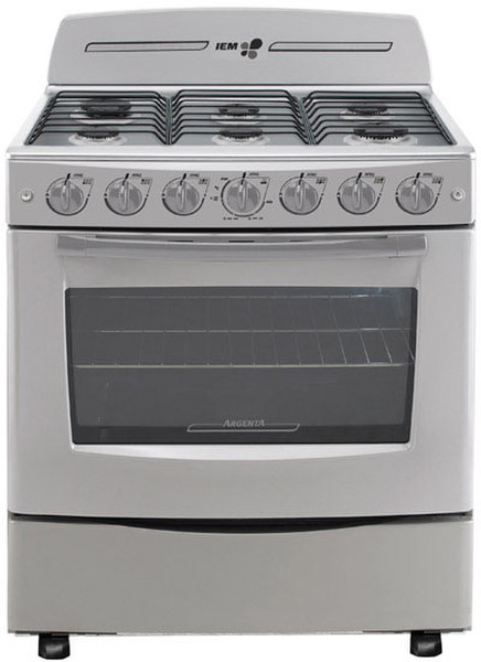 IEM EAR3050C Freestanding Gas hob Silver cooker