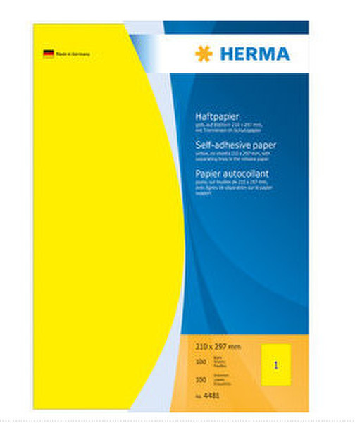 HERMA 4481 self-adhesive label