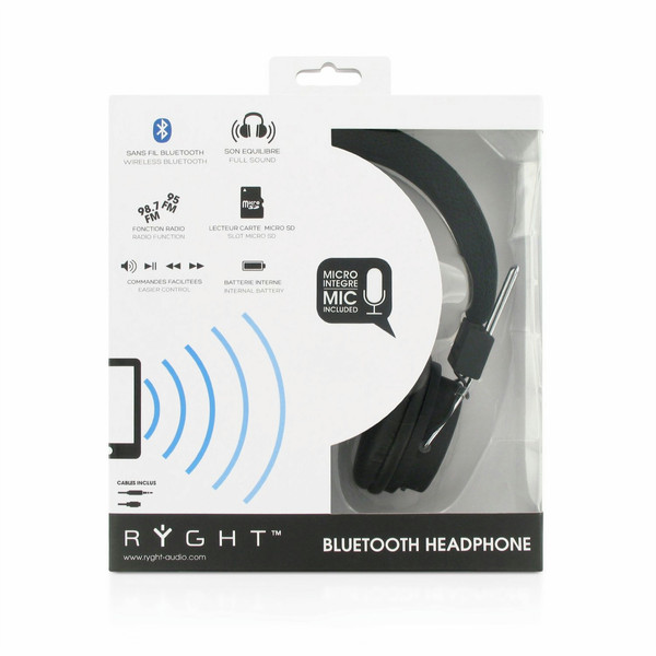 Ryght R481115 Binaural Head-band Black mobile headset