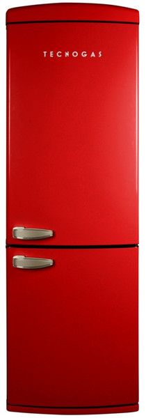 Tecnogas COMBI22-R freestanding 231L 87L A+ Red fridge-freezer