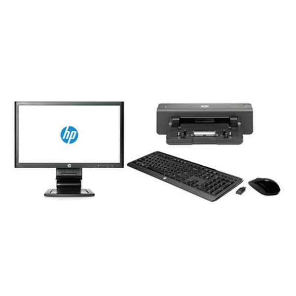 HP 2012 90W Docking Station Bundle Notebook-Dockingstation & Portreplikator