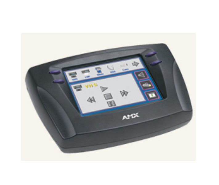 AMX VPT-CP IR/RF-Kabellos Touchscreen/Drucktasten Schwarz Fernbedienung
