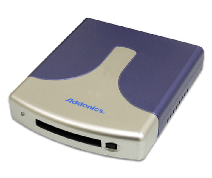 Addonics AEPUDDSA9 USB 2.0/eSATA Синий, Cеребряный устройство для чтения карт флэш-памяти