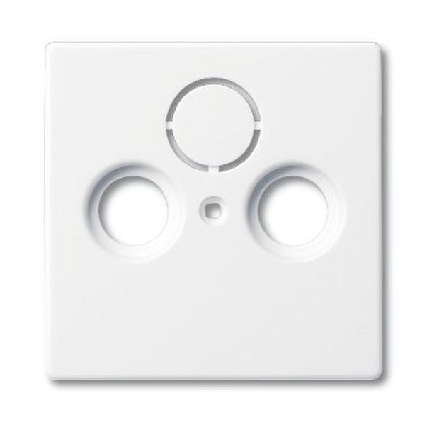 Busch-Jaeger 1743-84 White switch plate/outlet cover