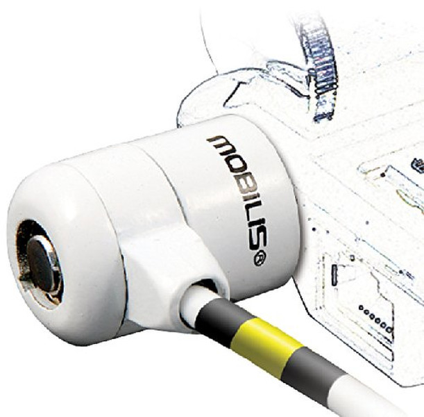 Mobilis 001014 White cable lock