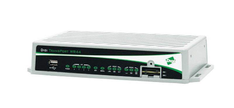 Digi WR44-U8A3-WE1-RH Fast Ethernet Черный, Белый 3G