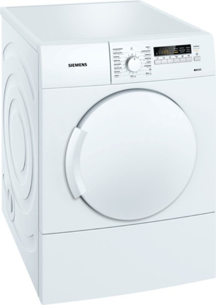 Siemens WT34A201FG Отдельностоящий Фронтальная загрузка 7кг C Белый сушилка для белья