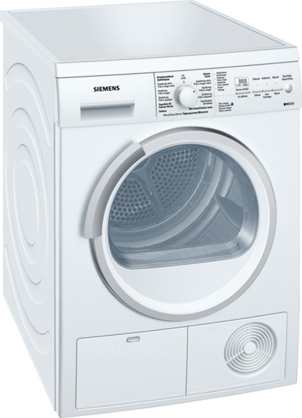 Siemens WT46E373FG freestanding Front-load 8kg C White tumble dryer